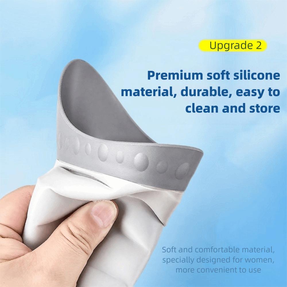 With Tube She Pee Cup Foldable Design Pee Funnel Female Device Female Urinal Device Travel Use