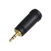 Stereo Mini Jack to Stereo Ultra Mini Plug Conversion Gold 3.5mm (Female) 2.5mm (Male) Plug, Plated, PLG-N6105GD