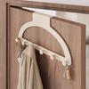 Aufhängbar All-in-One Über die Tür 6 Hakenleiste Bohrlos Kleiderbügel Handtuchhalter Universelle Aufbewahrungslösung Badezimmer Schlafzimmer Organizer