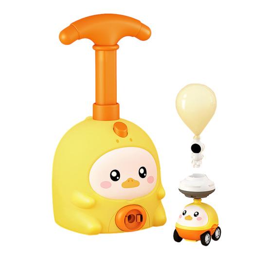 

Animal Air-Powered Balloon Car Toy with Pump Cartoon Pig Duck Seal Balloon Car Launcher Educational Toddlers Boys Girls Vehicle Toy