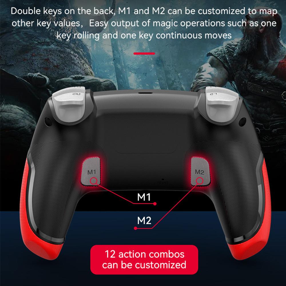 Wireless Controller for PS3/PS4 Compatible PC, Steam, Android, and iOS