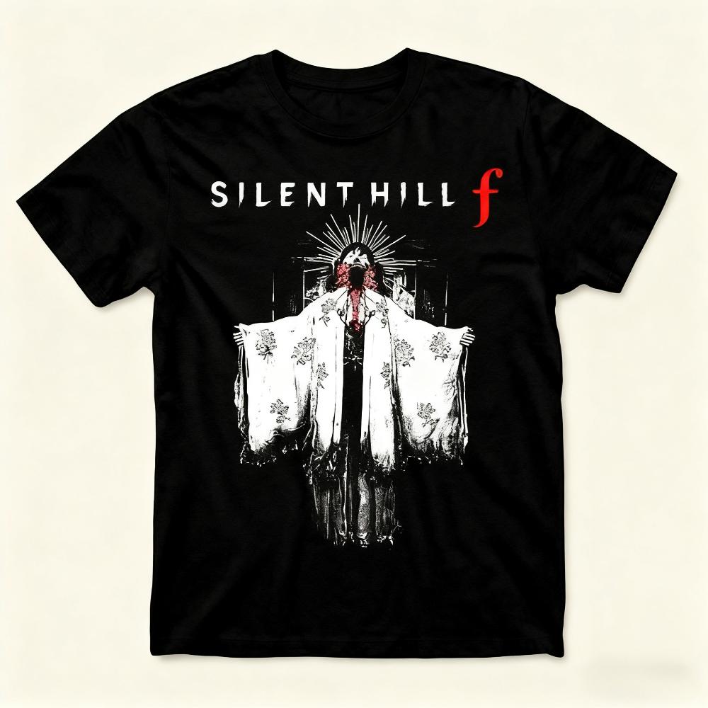 Silent Hill F TShirt New Works Game Tshirt Silent Hill Japanese Style Shirt Men Women Gamers Game Lover Tee Fashion Cotton Tops