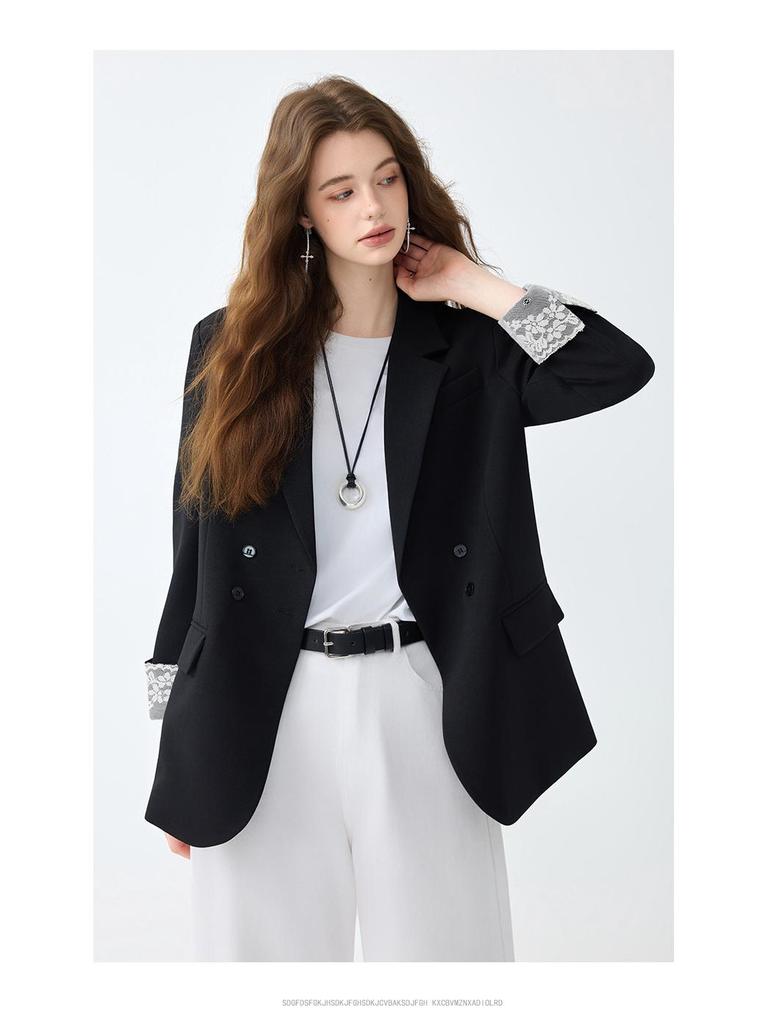 2025 Women's Korean Style High-End Long Sleeve Suit Jacket