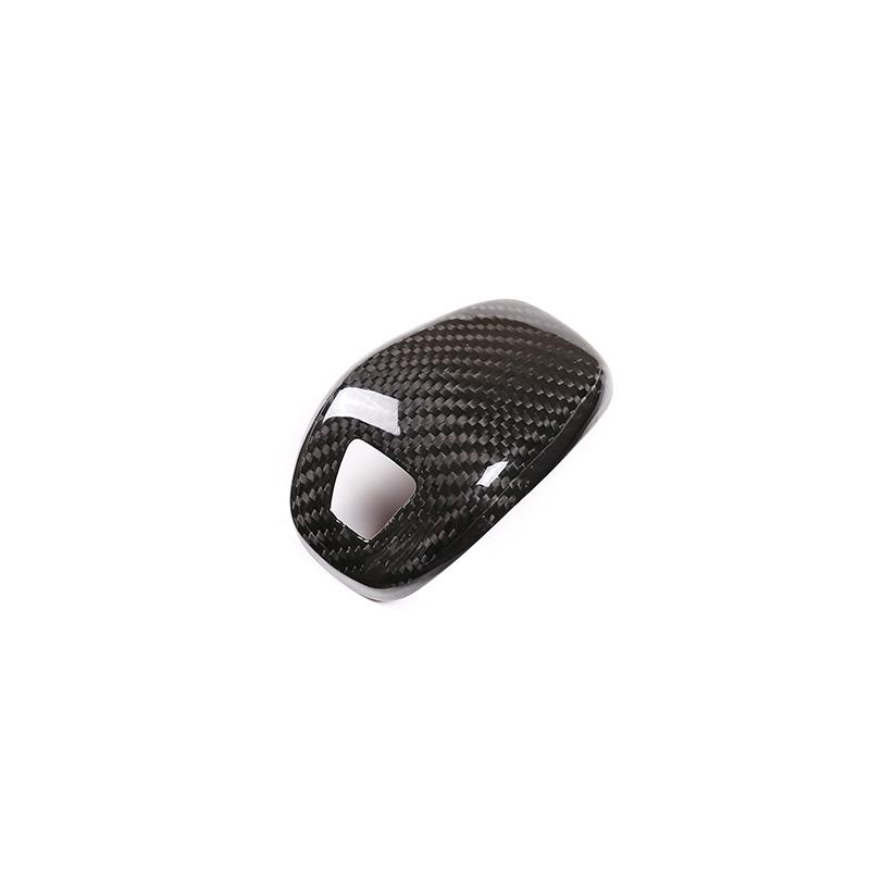 For Porsche Panamera 2017-2021 971 Real Carbon Fiber Gear Shift Knob Console Head Protection Cover Parts Interior Accessories