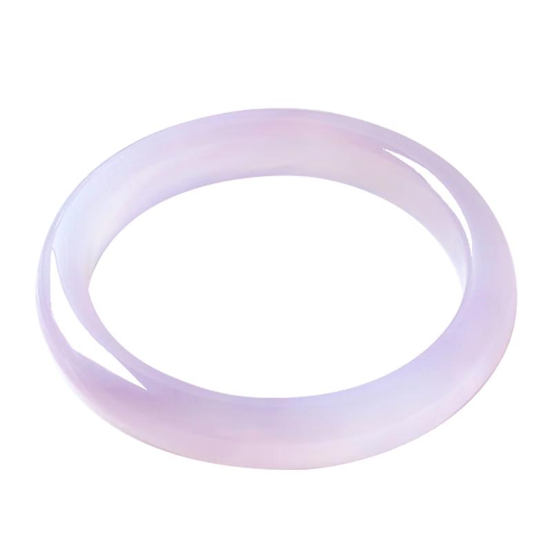 Natural Chalcedony Amethyst Bangle for Women