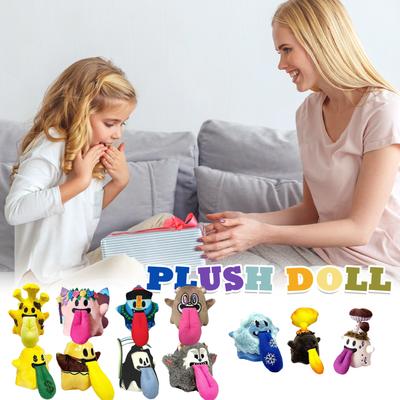 Plüschpuppe, Spielzeuggeschenk, Cartoon, Stoffpuppe für Kinder, Geschenkkissen für Kinder(Keine Norm)