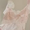 Sexy Pajamas Women's Summer Ice Silk Pure Desire Butterfly Explosion Suspenders Shorts with Chest Pads Loungewear Thin Cool Feeling