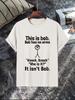 Humorous‘’This Is Bob’Knock Knock Joke Graphic TShirt Unisex T-Shirt