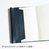 C&L TRASCO A5 Book Cover "Japanese Artisan Finish Zeaba Antibacterial" with Bookmark, Night Blue