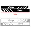 2pcs Car Rearview Mirror Emblem Stickers Window Body Badge Decal For JEEP Renegade Grand Cherokee Compass Wrangler Accessories