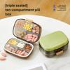 Weekly Pill Case Waterproof Pill Box Portable Travel Pill Organizer with 10 Compartments Medicine Organizer Plastik Box