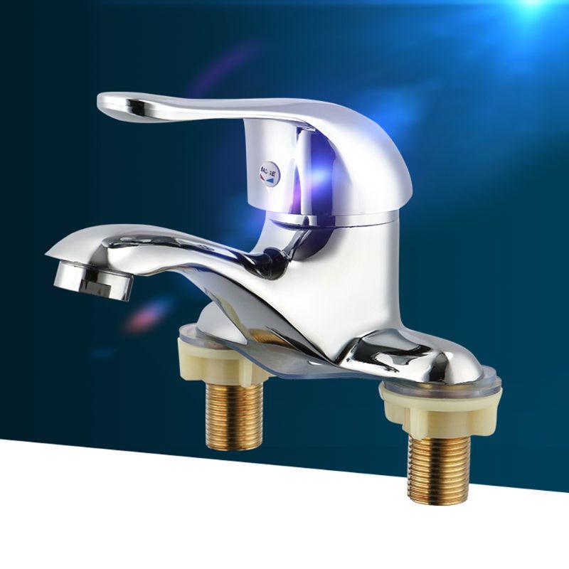 Countertop Sink Faucet Cold/Hot Mixer Basin Tap Single Handle Basin Faucets Zinc Alloy Kitchen Bathroom Hardware