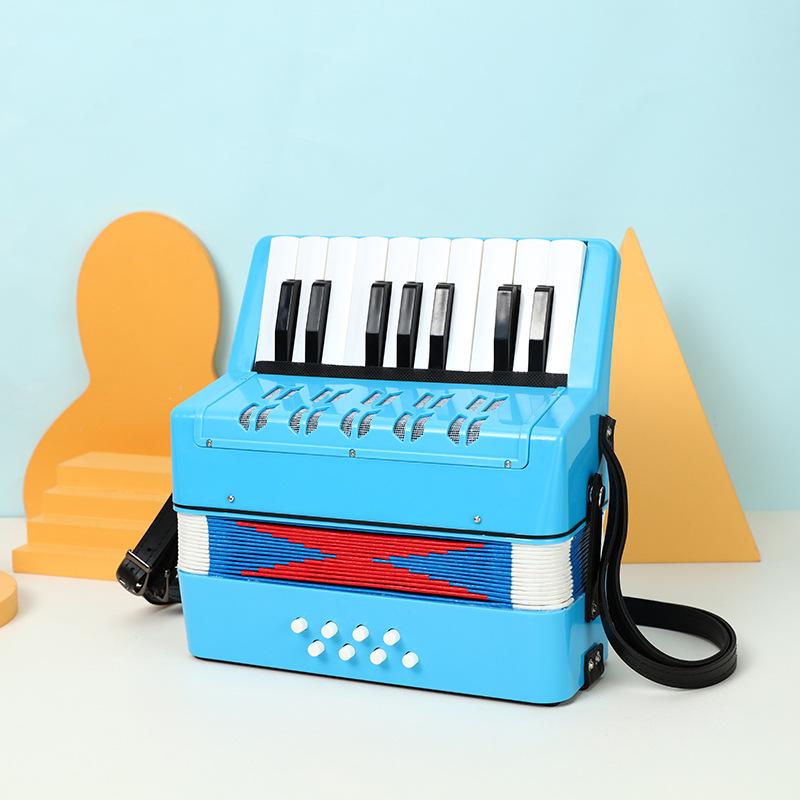 

17-Key 8-Bass Accordion for Children Practice небесно-голубой
