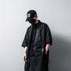 Cardigan Kimono Preto Tradicional Japonês Diablo Samurai Ninja Traje Cosplay Casaco Estilo Hanfu Chinês Streetwear