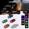1 Stück 12V 24V Auto 6 LED Signalleuchten Seitenmarkierung Anhänger LKW Signallampe Multifunktional Wasserdicht Breitenleuchte