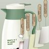 Large Capacity Insulated Kettle Leak Proof Thermal Insulation Vacuum Flask Panda Pattern Glass Inner Liner Thermos Bottle