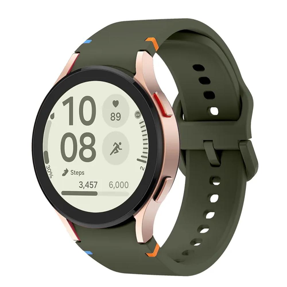 Official-website Strap for Samsung Galaxy Watch 7 FE 44mm 40mm Silicone Bracelet Galaxy Watch6 4 6 Classic 5 Pro Band 43mm 47mm