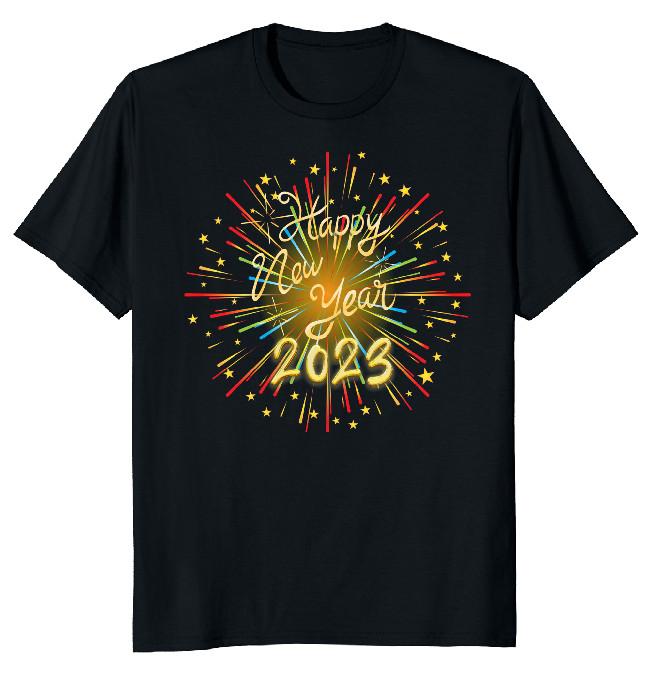 NEW LIMITED Happy New Year 2023 Gift Classic Novelty Tee XL