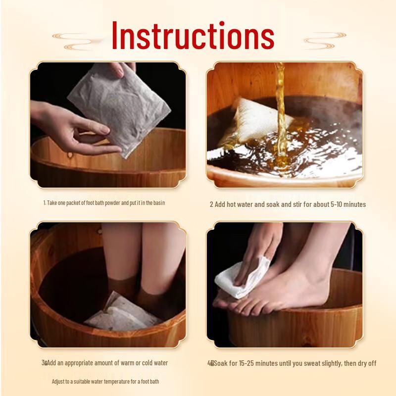 Tongrentang Herbal Foot Soak Packs