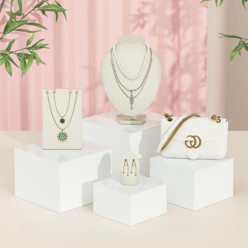 6 ks/sada Čtvercový podstavec na bufetový stůl Stojan na vystavení pro párty Svatbu Hračky Figurky Šperky