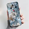 For Nubia Focus 2 5G Z2462N Case Luxury Fashion Butterfly Flowers Soft TPU Silicone Black Cover for ZTE Nubia Focus2 Phone Case
