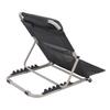 Adjustable Lifting Bed Backrest 6 Gears Foldable Bed Backrest with Head Pillow for Reading Patient Care S Size Black
