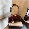 Ielgy Large-Capacity Bag Fashion Retro Commuter High-End Sense One-Shoulder Armp