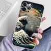 Kanagawa Great Wave Anime Phone Case For IPhone 16 15 14 13 12 Mini 11 Pro XS Max X XR SE 6 7 8 Plus Soft Silicone Cover
