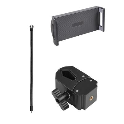 Support de téléphone rotatif avec option 360 degrés Monture en métal ABS pour bureau Diffusion en direct