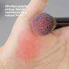 Single double head flame brush head design grooming brush contour smudging concave design oblique knife foundation nose bridge brush