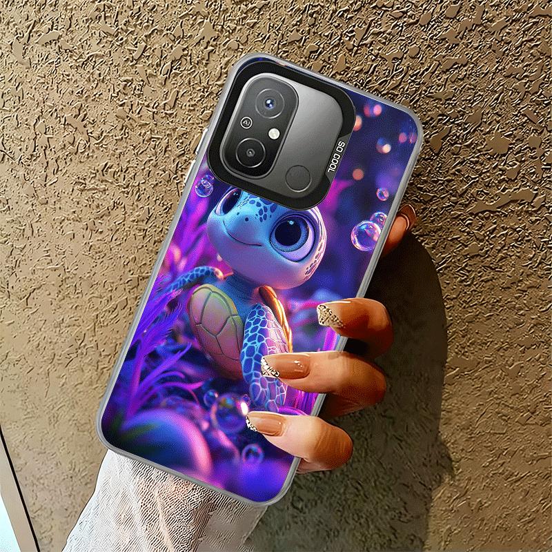 Cartoon Ocean Sea Turtle Shockproof Phone Case for Xiaomi Poco X7 X6 X5 X3 Pro F7 Ultra M8 Redmi 15C 15 14C 13C 12C 10C 13 12 10