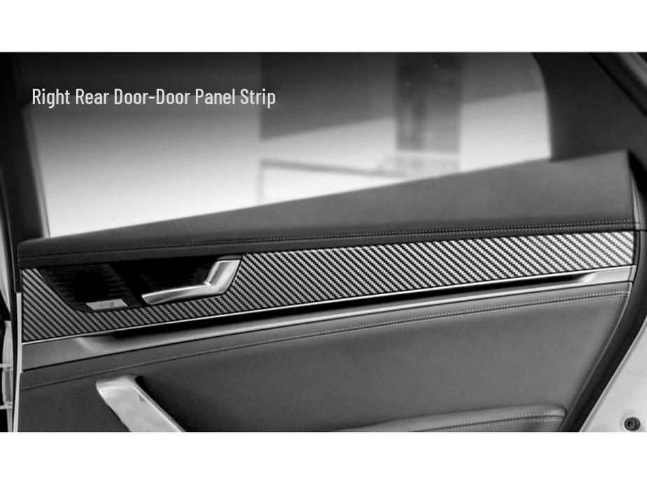 BYD Tang 21-24 Carbon Fiber Interior Anti-Kick Stickers