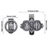 Catholic Enamel Pin Button Badge Christian Saint Car Visor Clip Medals Pin for Safe Journey Travel Blessing