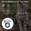 Pet Collar Adjustable Cats Collar with Reflective-Stripe & Tracker-Protector Dogs Nylon Breakaway Collar Pet Supplies