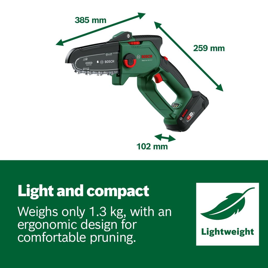 Bosch Cordless Handy Saw Body Only 18V 150mm Type Compact (Charger/Sold Separately) ECHAIN18V-15-7H