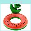 Adult Inflatable Pineapple Swim Ring With Thick Pvc And Cartoon Pattern For Water Activities