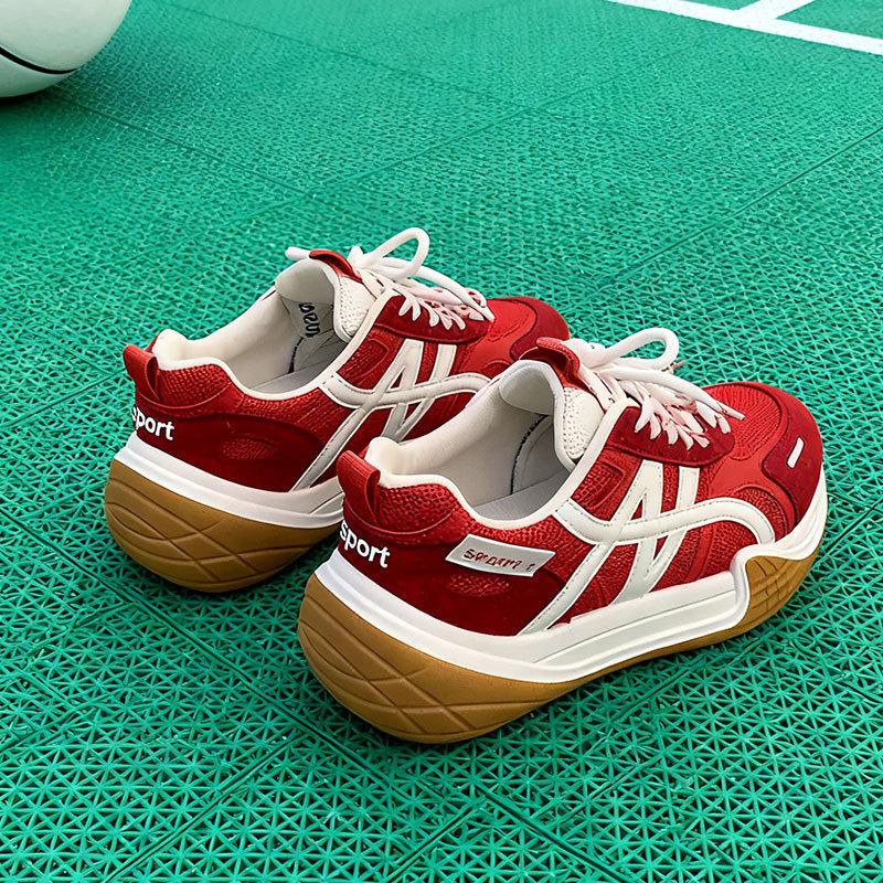Height-increasing platform Forrest Gump shoes women's autumn new versatile lightweight casual sports shoes dad shoes German training shoes