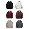 Wassup Trendy Jacquard Sweater for Men, Round Neck, Loose Fit, Ins Style, Versatile, Autumn and Winter Retro Knit Top