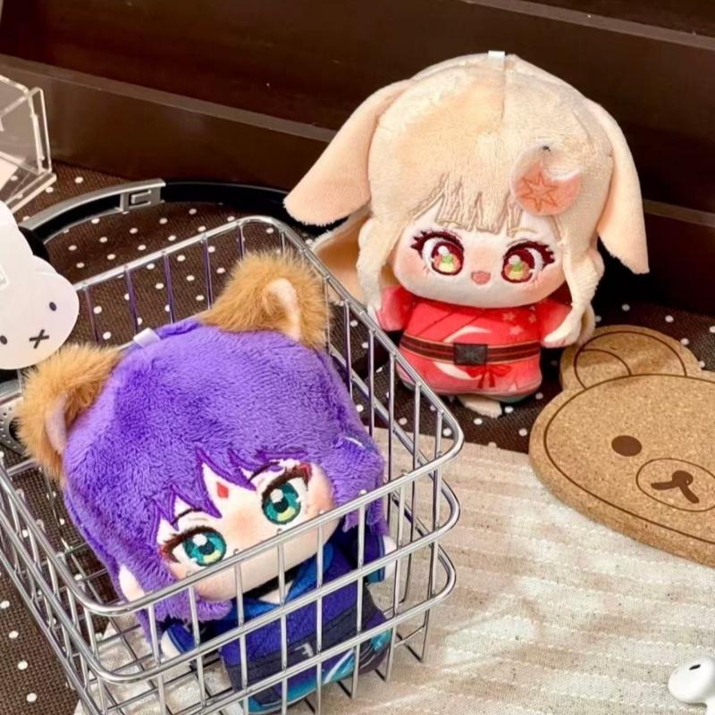 Cosmic Princess Kaguya! Plush Cartoon Anime Cotton Doll Film Star Moon Hair Clip Red Star Pattern Kimono Layered Short Toy Cute