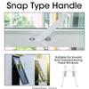 Smooth Window Handle Locking Mechanism Handle Universal Window Pull Handle Versatile Usage Suitable for Most 3XUF