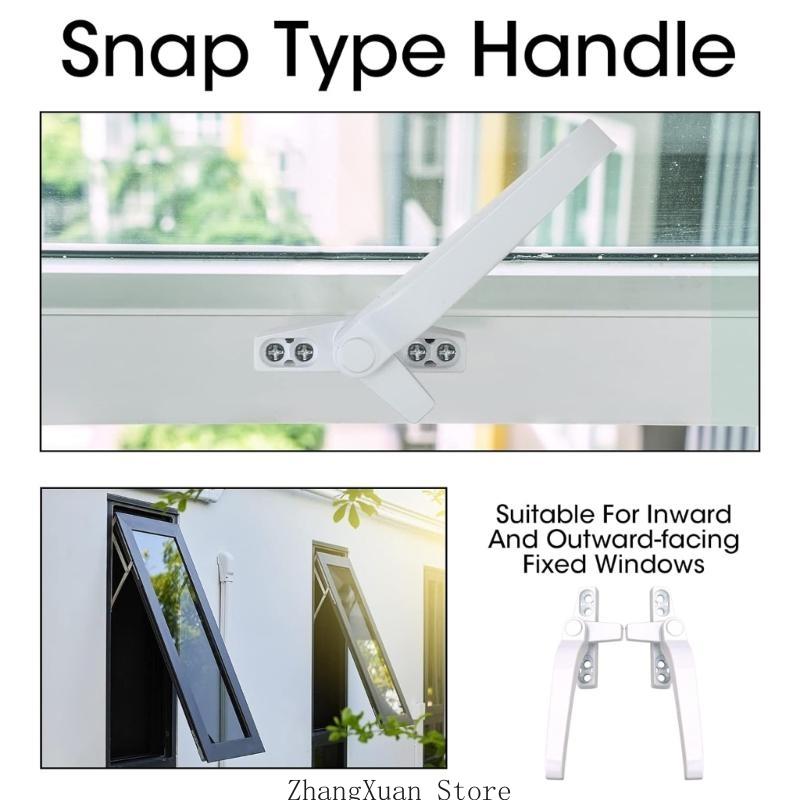 Smooth Window Handle Locking Mechanism Handle Universal Window Pull Handle Versatile Usage Suitable for Most 3XUF