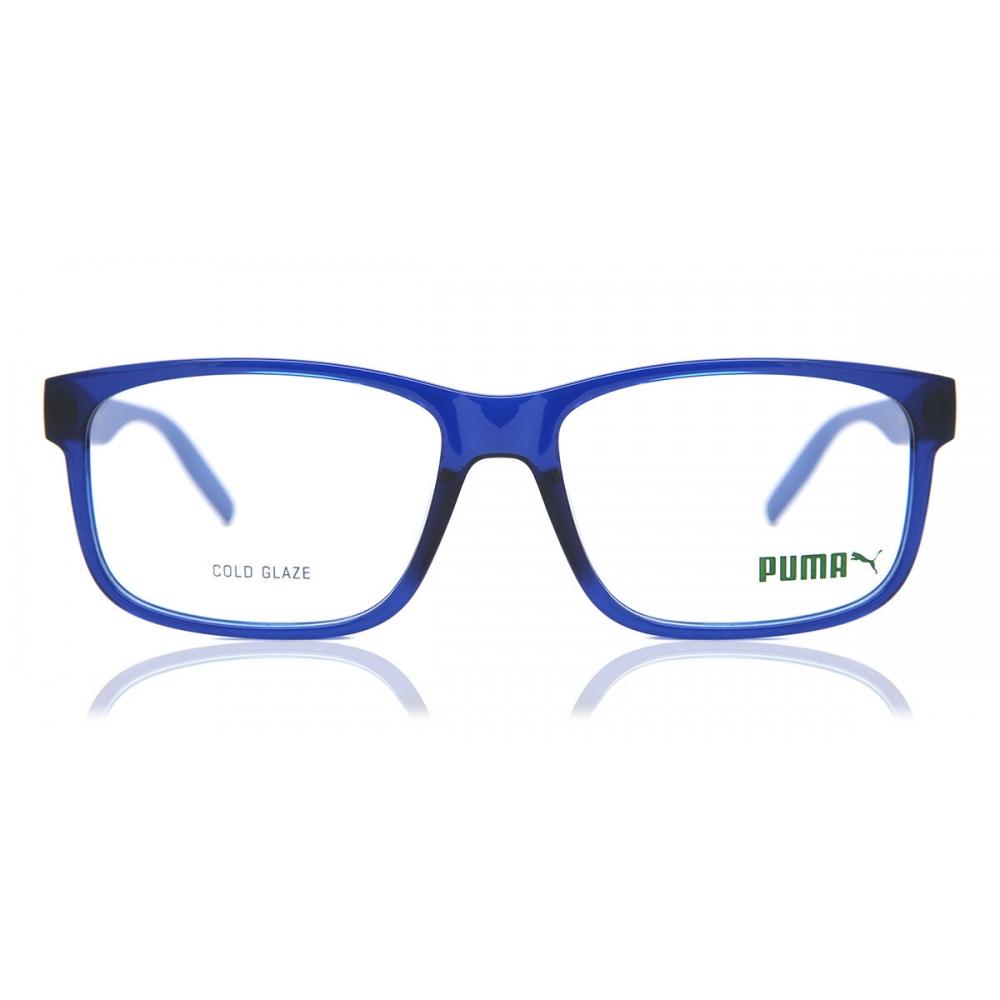 

Puma Pu0280o 002 Men Eyeglasses Transparent Blue/57