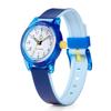 Q&Q SmileSolar Watch Solar Analog Matching Style Waterproof Polyurethane Strap RP29-010 Women's Blue