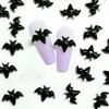 100 Pcs New Cute Mini Resin Halloween Bat Flatback Ornament Jewelry Making Manicure Hairwear Accessories A37