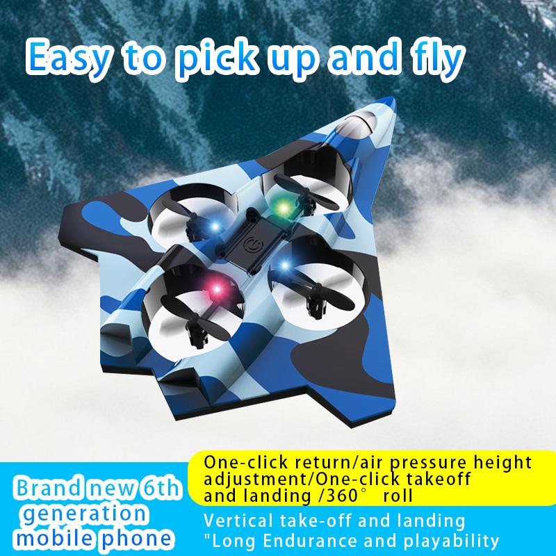 CZ36 Foam Quadcopter Remote Control Aircraft Drone Hovering Flight Fighter Fixed Height Rolling Stunt Toys Fall Resistant Kids