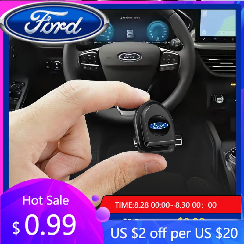 New 2026 Car Sticker Mini Car Hooks Fixing Clips Phone Data Line Organizer Auto Interior Accessories For Ford S MAX Ranger Focus