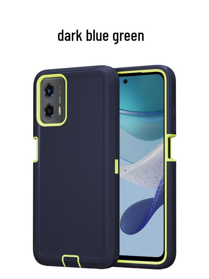 Moto G Power 5G 2024 Drop-Proof Protective Case, Three-in-One Design, Cross-Border Compatible.