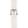 Белый каучуковый ремешок для Tissot PRX 40 мм T852.048.463