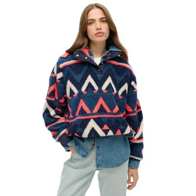 Superdry Sweater Super Soft Printed Henley