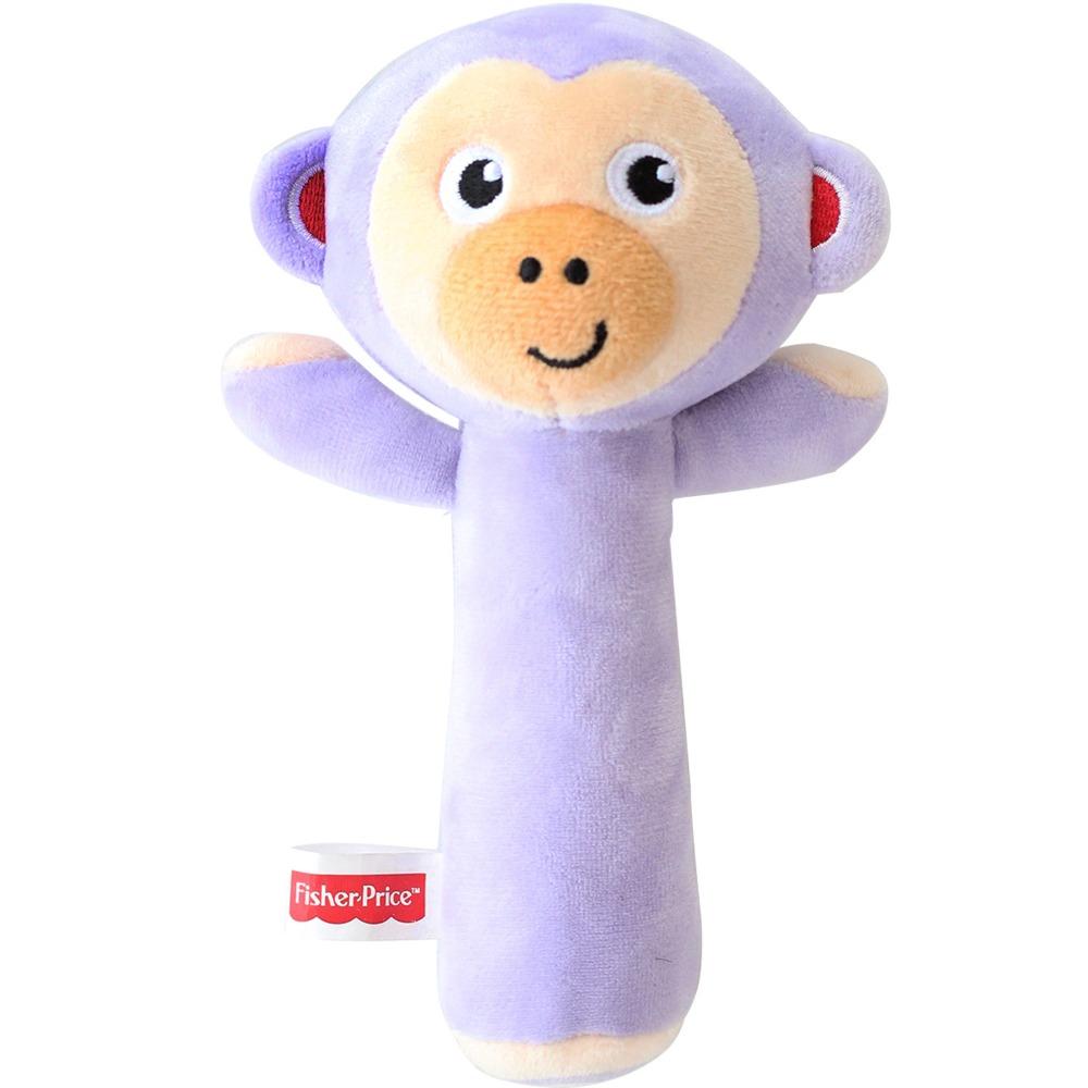 

Cartoon Animal Hand-cranked Bell Toys Plush Soothing Plush Animal Toy Hand-cranked Stick Birthday фиолетовый